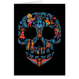 Disney Pixar Coco   Crâne à sucre coloré