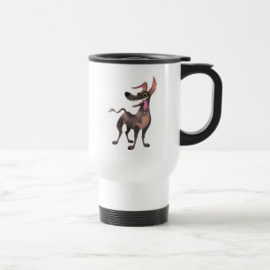 Disney Pixar Coco   Dante   Funny Tongue Out Travel Mug