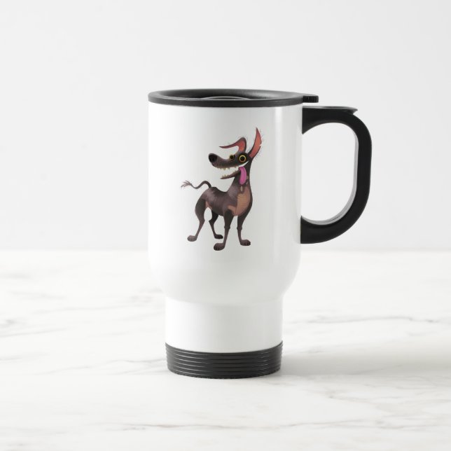 Disney Pixar Coco | Dante | Funny Tongue Out Travel Mug (Right)