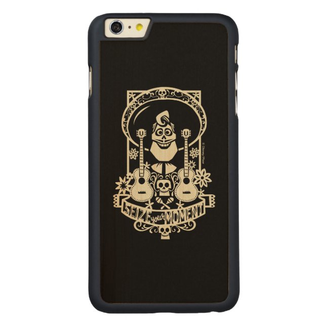 Disney Pixar Coco | Ernesto - Funny Quote Carved Wood iPhone Case (Back)