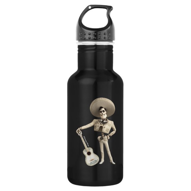 Disney Pixar Coco | Ernesto | Holding Guitar 532 Ml Water Bottle (Front)