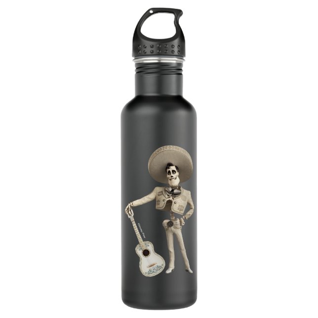 Disney Pixar Coco | Ernesto | Holding Guitar 710 Ml Water Bottle (Front)