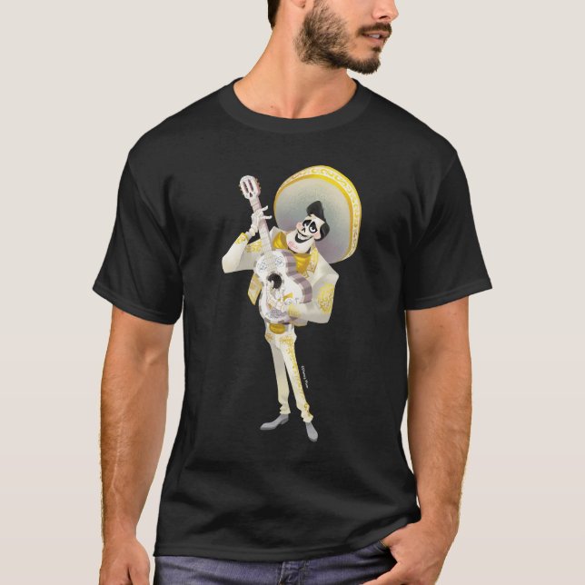 Disney Pixar Coco | Ernesto | Playing Guitar T-Shirt (Front)