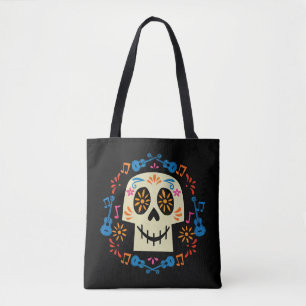 Disney Pixar Coco   Gothic Sugar Skull Tote Bag