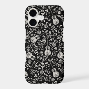 Disney Pixar Coco Guitar & Rose Pattern