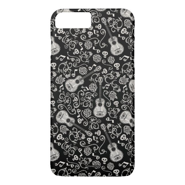 Disney Pixar Coco | Guitar & Rose Pattern Case-Mate iPhone Case (Back)