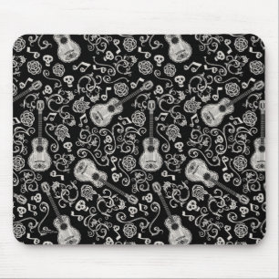Disney Pixar Coco   Guitar & Rose Pattern Mouse Pad