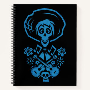 Disney Pixar Coco   Hector   Guitar Silhouette Notebook