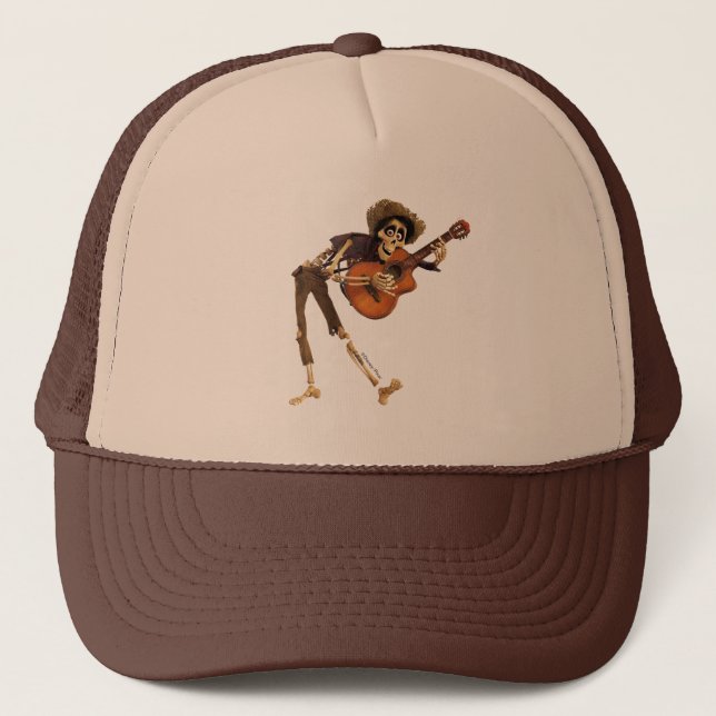 Disney Pixar Coco | Hector | Playing Guitar Trucker Hat (Front)