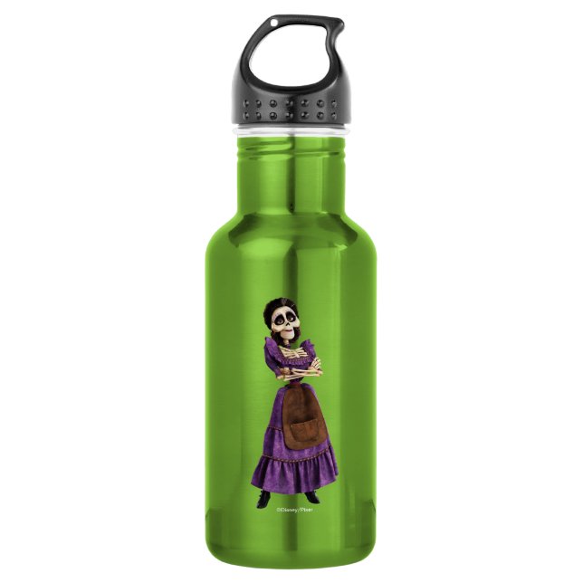 Disney Pixar Coco | Imelda | Skeleton Grandmother 532 Ml Water Bottle (Front)