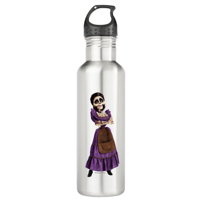 Disney Pixar Coco | Imelda | Skeleton Grandmother 710 Ml Water Bottle (Front)