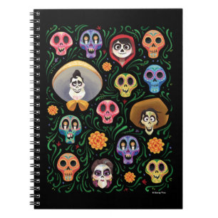 Disney Pixar Coco Land of the Dead - Sugar Skull Notebook