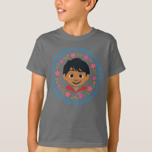 Disney Pixar Coco   Miguel   Floral Graphic T-Shirt