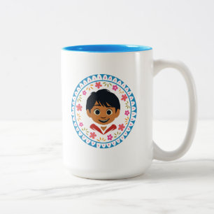 Disney Pixar Coco   Miguel   Floral Graphic Two-Tone Coffee Mug