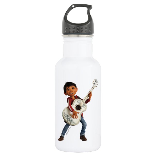 Disney Pixar Coco | Miguel | Playing Guitar 532 Ml Water Bottle (Front)