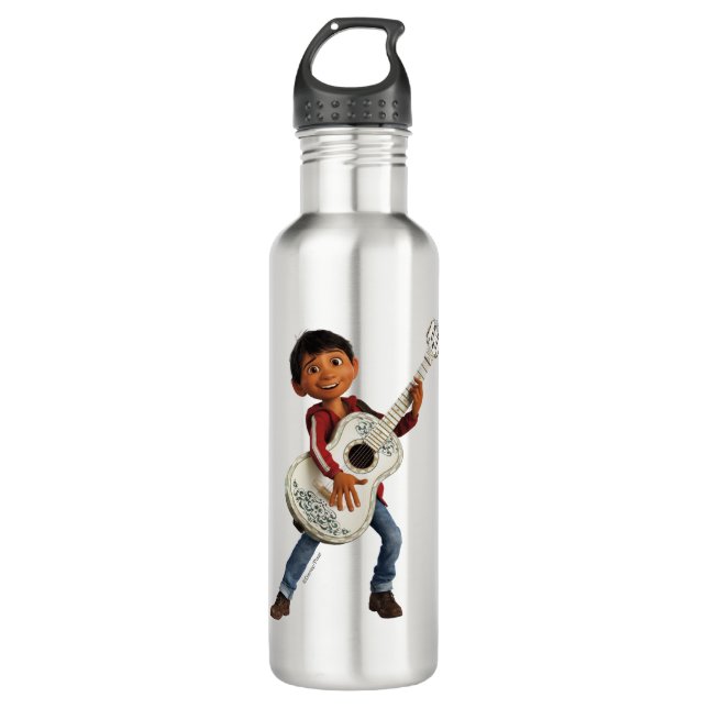 Disney Pixar Coco | Miguel | Playing Guitar 710 Ml Water Bottle (Front)