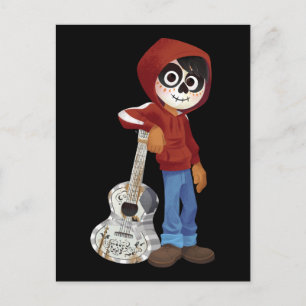 Disney Pixar Coco Miguel Standing with Guitar Postcard