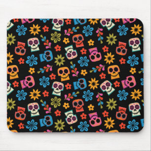 Disney Pixar Coco   Sugar Skull & Floral Pattern Mouse Pad