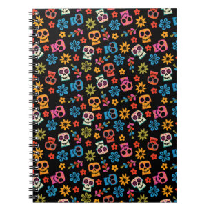 Disney Pixar Coco Sugar Skull & Floral Pattern Notebook