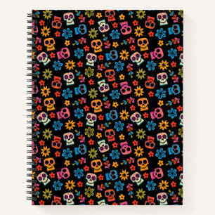 Disney Pixar Coco Sugar Skull & Floral Pattern Notebook