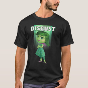 Disney Pixar Inside Out Disgust Green Retro Poster T-Shirt