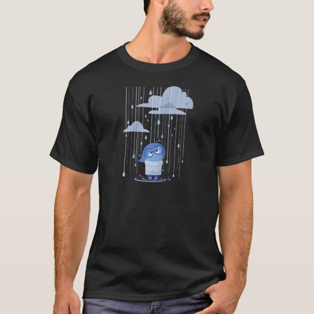 Disney Pixar Inside Out Sadness Rain Cloud Feeling T-Shirt (Front)