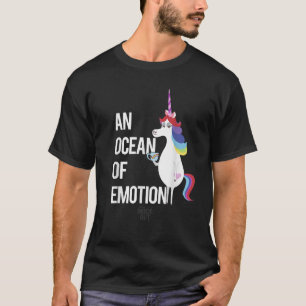 Disney Pixar Inside Out Unicorn An Ocean Of Emotio T-Shirt