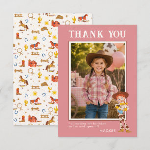 Disney Pixar Jessie Toy Story Thank You Card