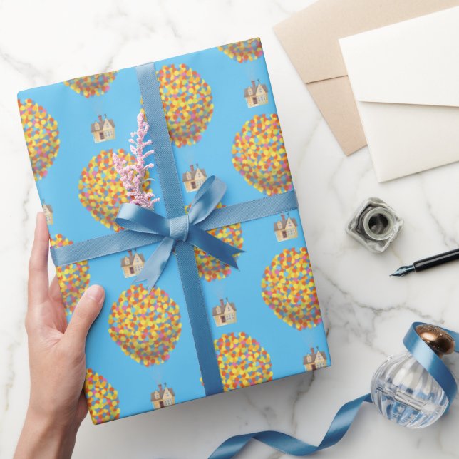 Disney Pixar UP | Balloon House in the Clouds Wrapping Paper (Gifting)