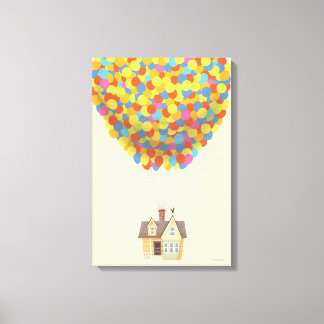 Disney Pixar UP | Balloon House Pastel Canvas Print