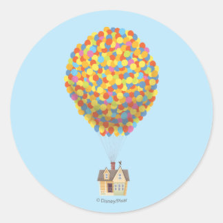 Disney Pixar UP | Balloon House Pastel Classic Round Sticker