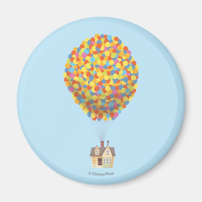 Disney Pixar UP | Balloon House Pastel Magnet (Front)
