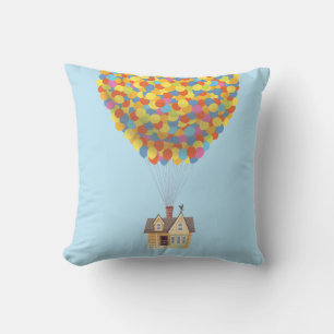 Disney Pixar UP   Balloon House Pastel Throw Pillow