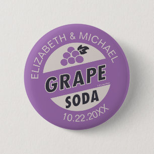 Disney Pixar Up Wedding   Grape Soda Button