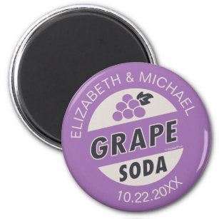 Disney Pixar Up Wedding   Grape Soda Magnet