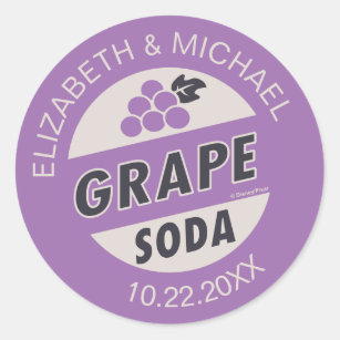 Disney Pixar Up Wedding   Grape Soda Sticker