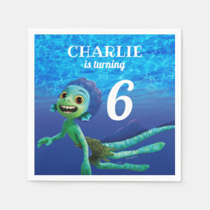 Disney Pixar's Luca Birthday  Napkin