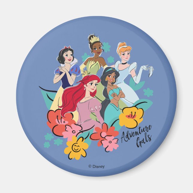Disney Princess Adventure Gals Magnet (Front)