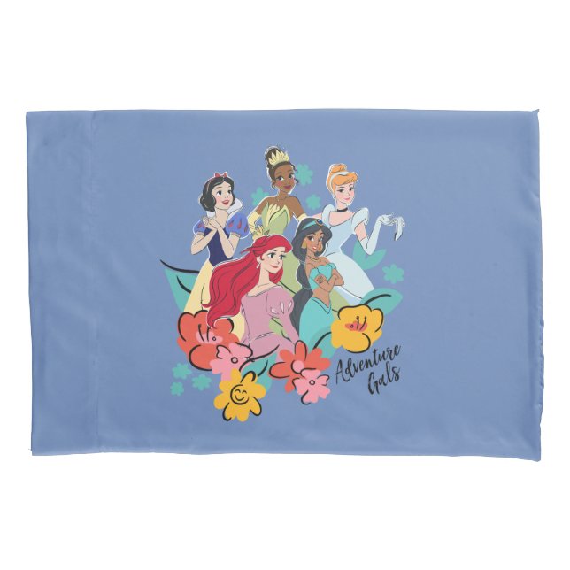 Disney Princess Adventure Gals Pillowcase (Front)