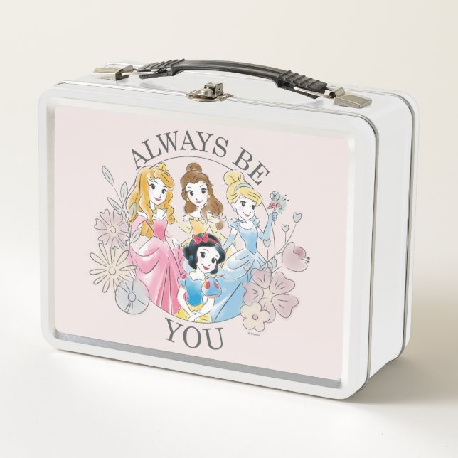 Disney Princess | Always Be You Metal Lunch Box (Front)