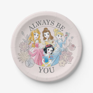 Disney Princess Always Be You Paper Plate