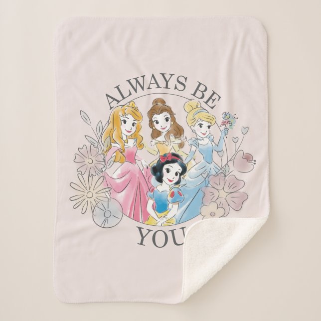 Disney Princess | Always Be You Sherpa Blanket (Front)