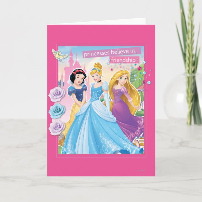 Disney Princess | Believe in Friendship Card (Front)