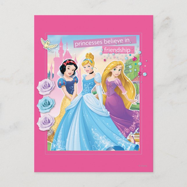 Disney Princess | Believe in Friendship Postcard (Front)