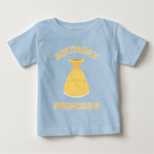 Disney Princess Belle   Birthday Princess Baby T-Shirt