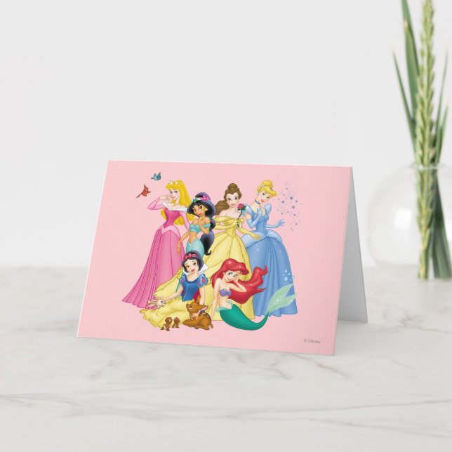 Disney Princess | Birds and Animals Card (Front)