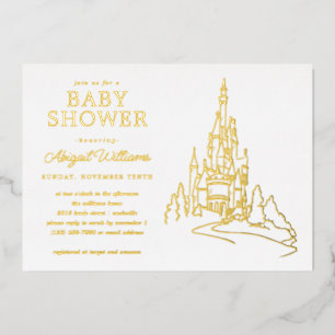 Disney Princess Castle   Girl Baby Shower