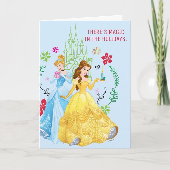 Disney Princess | Christmas Princesses Holiday Card (Front)