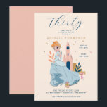 Disney Princess Cinderella | 30th Birthday Invitation<br><div class="desc">Celebrate your milestone in fairy tale style with this Disney Princess Cinderella 30th birthday invitation. Featuring Cinderella in her iconic gown and elegant gold accents, this enchanting design is perfect for a glamourous and magical celebration. The sophisticated blend of royal details and modern charm makes it ideal for marking your...</div>