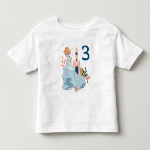 Disney Princess Cinderella Pink Birthday Toddler T-shirt